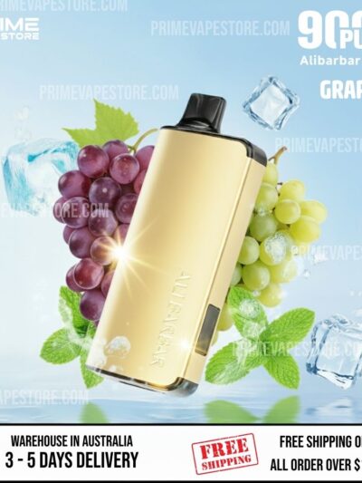 ALIBARBAR INGOT 9000 Puffs Grape Ice