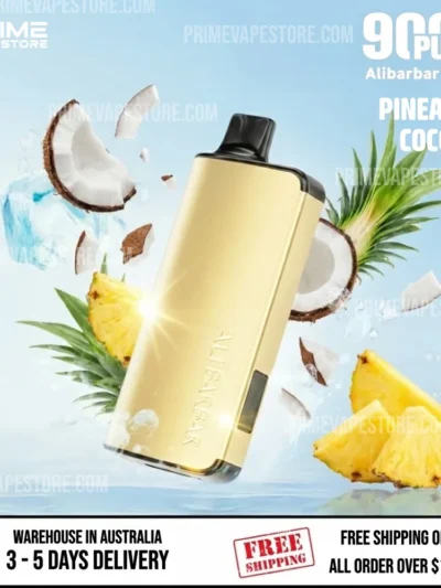 ALIBARBAR INGOT 9000 Puffs Pineapple Coconut