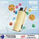 ALIBARBAR INGOT 9000 Puffs Yellow Starburst