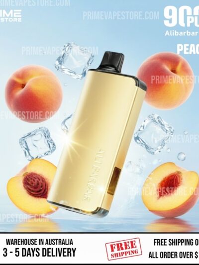 ALIBARBAR Ingot 9000 Puffs Peach Ice
