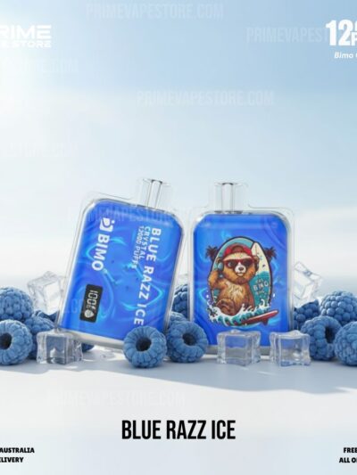 BIMO Crystal 12000 Puffs Blue Razz Ice
