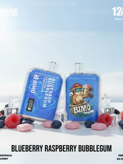 BIMO Crystal 12000 Puffs Blueberry Raspberry Bubblegum