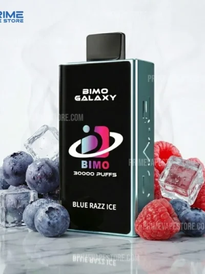 BIMO Galaxy 30000 Puffs Blue Razz Ice