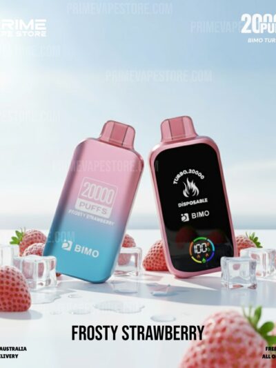 BIMO Turbo 20000 Puffs Frosty Strawberry