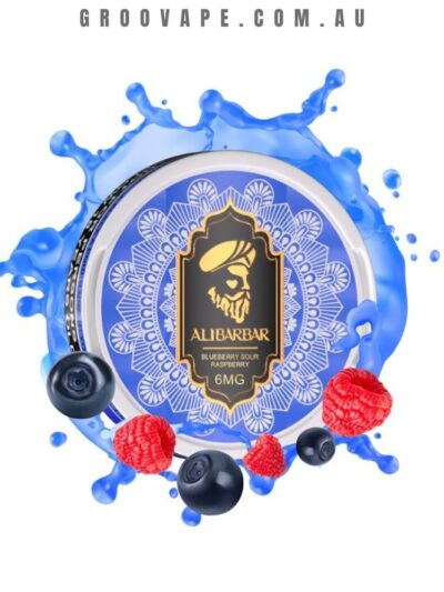 Blueberry Sour Raspberry – Alibarbar Nicotine Pouches – 6/12/24/36mg
