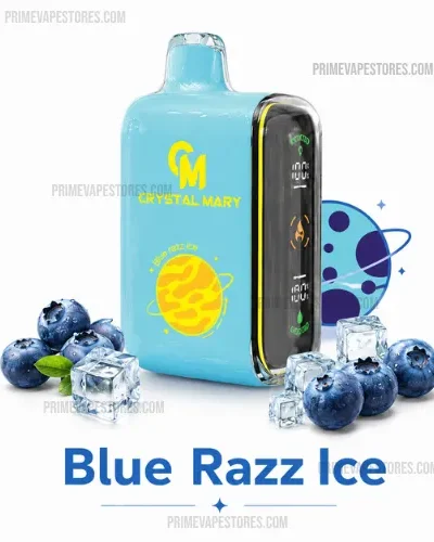 Crystal Mary Pulse 20000 Puffs Blue Razz Ice