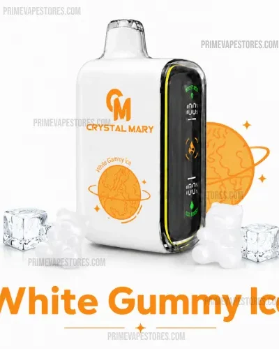 Crystal Mary Pulse 20000 Puffs White Gummy Ice