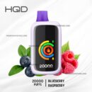 HQD Cuvie Slick 20000 Puffs Blueberry Raspberry