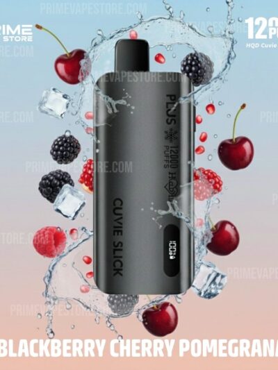 HQD Cuvie Slick Plus 12000 Puffs Blackberry Cherry Pomegranate