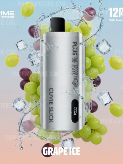 HQD Cuvie Slick Plus 12000 Puffs Grape Ice