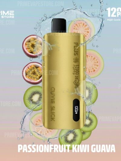 HQD Cuvie Slick Plus 12000 Puffs Passionfruit Kiwi Guava