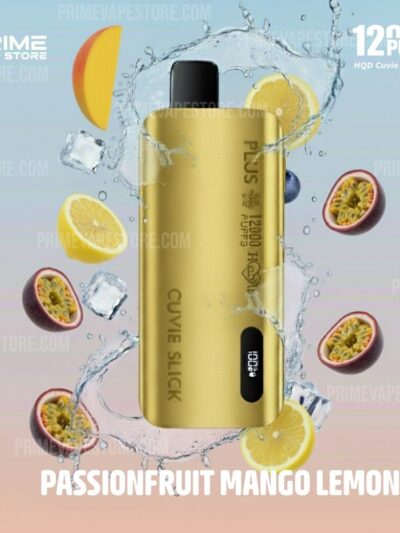 HQD Cuvie Slick Plus 12000 Puffs Passionfruit Mango Lemon