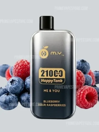 HappyTank 21000 Puffs Blueberry Sour Raspberries (No Box)