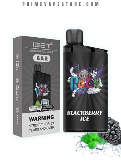IGET Bar 3500 Puffs Blackberry Ice