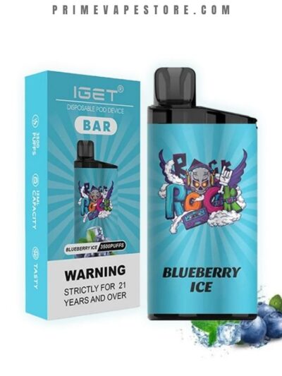 IGET Bar 3500 Puffs Blueberry Ice
