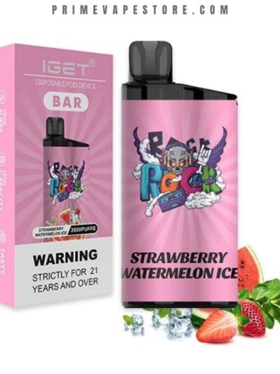 IGET Bar 3500 Puffs Strawberry Watermelon Ice