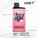 IGET Bar Pro 10000 Puffs Passion Fruit Peach Ice Tea