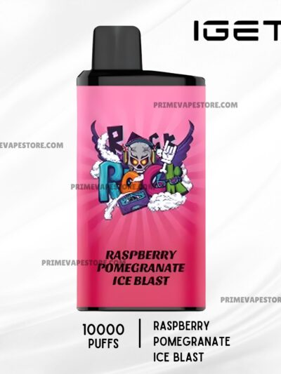 IGET Bar Pro 10000 Puffs Raspberry Pomegranate Ice Blast