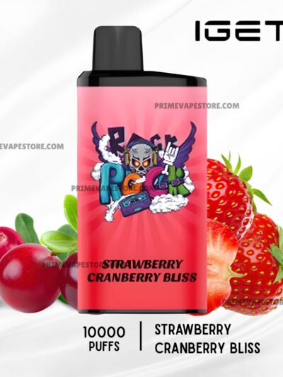 IGET Bar Pro 10000 Puffs Strawberry Cranberry Bliss