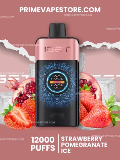 Iget One 12000 Puffs Strawberry Pomegranate Ice