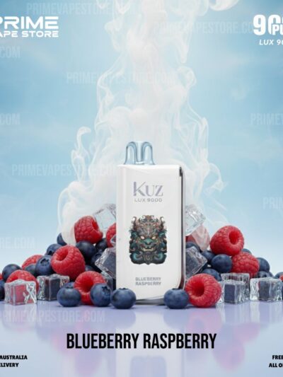 KUZ LUX 9000 Puffs Blueberry Raspberry