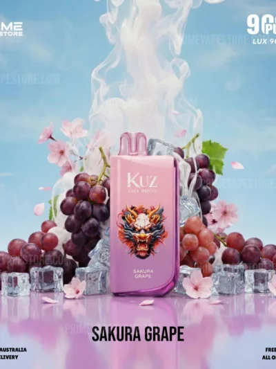 KUZ LUX 9000 Puffs Sakura Grape