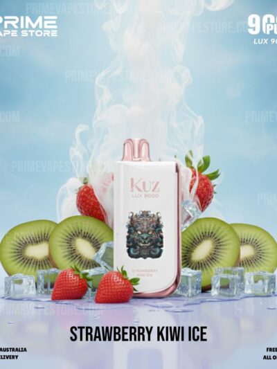 KUZ LUX 9000 Puffs Strawberry Kiwi Ice