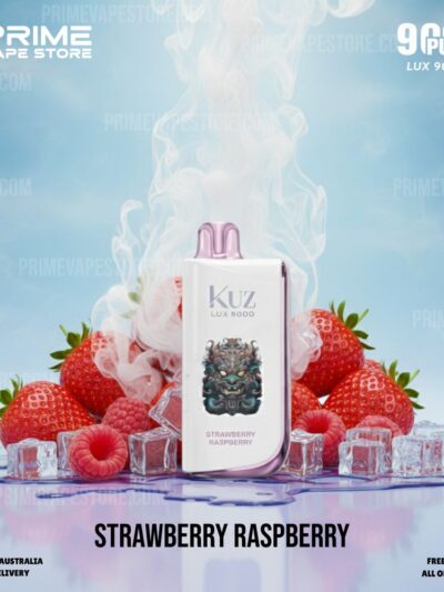KUZ LUX 9000 Puffs Strawberry Raspberry