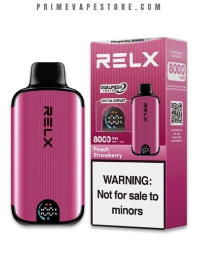 RELX MagicGo 8000 Puffs Peach Strawberry
