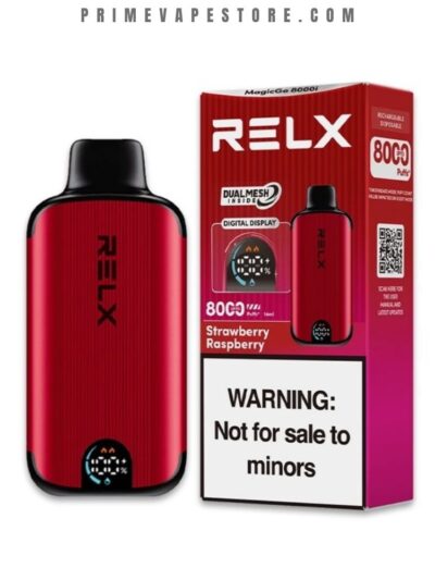 RELX MagicGo 8000 Puffs Strawberry Raspberry