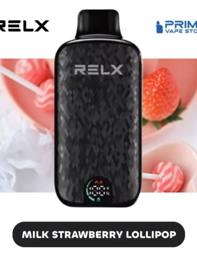 RELX Sparta 18000 Puffs Milk Strawberry Lollipop