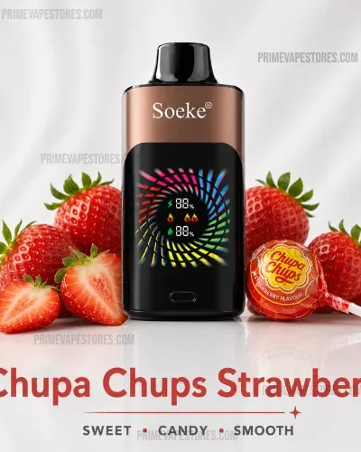 SOEKE S9 28000 Puffs Chupa Chups Strawberry