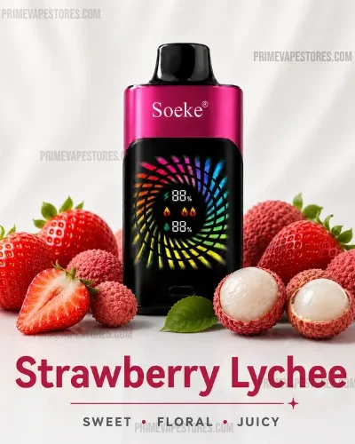 SOEKE S9 28000 Puffs Strawberry Lychee