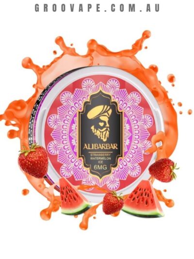 Strawberry Watermelon Ice – Alibarbar Nicotine Pouches – 6/12/24/36mg
