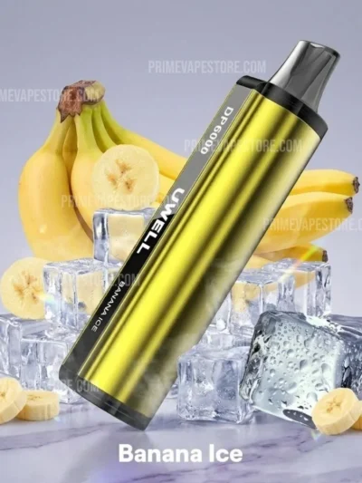 Uwell 6000 Puffs Banana Ice