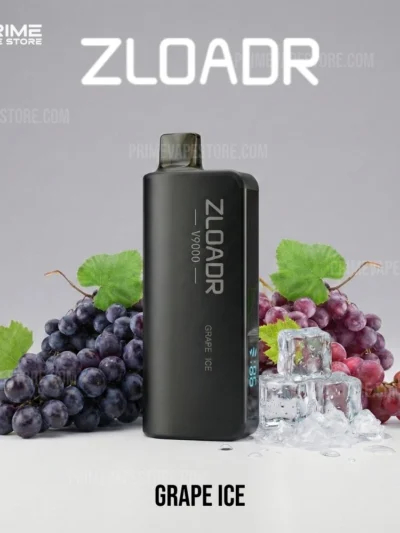 ZLOADR V9000 Puffs Grape Ice