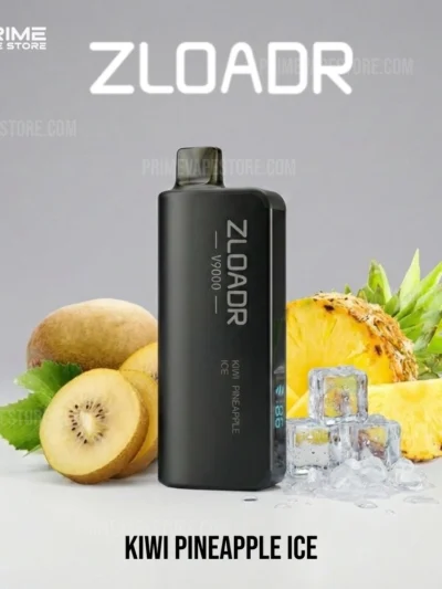 ZLOADR V9000 Puffs Kiwi Pineapple Ice