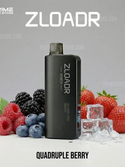 ZLOADR V9000 Puffs Quadruple Berry